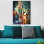 Wallity Lienzo decorativo Multicolor 70 x 100 cm